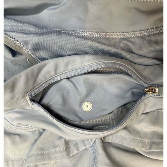 Lululemon Speed Up Short Trail 2.5" Blue Size 8 W7AWYR - Picture 4 of 5
